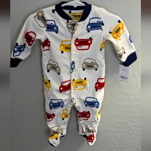 Carter's Infant Fleece Cars Footed Pajamas
